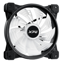 XPG HURRICANE 140 ARGB PWM, Black, Fluid Dynamic Bearing, 4-Pin PWM, Speed: 700-1800 RPM, Max Air Flow: 91 CFM