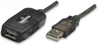 Manhattan Active USB 2.0 Extension Cable , USB A - USB A Female , 20m , *USBAM, *USBAF