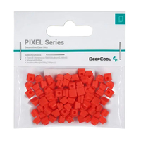 DeepCool PIXEL RD Rubber Bits, Create 8-Bit Designs, Customize various CH and Morpheus Cases, Red