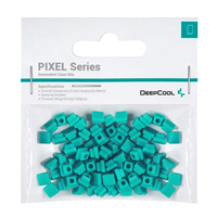 DeepCool PIXEL BK Rubber Bits, Create 8-Bit Designs, Customize various CH and Morpheus Cases, Marrs Green