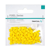 DeepCool PIXEL YE Rubber Bits, Create 8-Bit Designs, Customize various CH and Morpheus Cases, Yellow