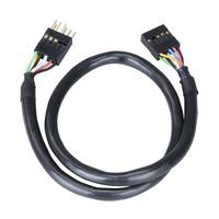Akasa Firewire ieee1394 internal extension cable 40 cm male-femal, *MBM, *MBF