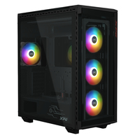 XPG BATTLECRUISER II, Black, E-ATX Mid Tower, 3.5incx2+3,I/O: USB-Cx1, USBx2, HD Audiox1, Resetx1, Powerx1, Fan: Frontx4, Rearx1