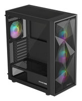 Genesis PC Case Genesis Diaxid 605 ARGB Midi Tower Window USB-C Black