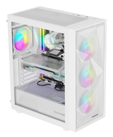 Genesis PC Case Genesis Diaxid 605 ARGB Midi Tower Window USB-C White