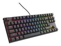 Genesis Gaming Keyboard Genesis Thor 303 TKL Black Us Layout RGB Backlight Mechanical Brown Switch Hot Swap