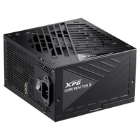 XPG CORE REACTOR II, Black, 80+ Gold, Full Modular, 750W, ATX 24x1, EPS 8x2, PCIE 6+2x6, MOLEXx3, 12VHPWRx1, SATAx9, 100% Japanese Capacitor