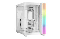 be quiet! Light Base 600 DX White Panoramic tempered glass ATX Case, 2x 360mm Radiator Support, 450 x 305 x 435, front ARGB strip, MB with backconnector support, 2 x ARGB+fan hub