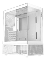 XPG INVADER X MINI, White, ATX Mid Tower, 3.5incx2, I/O:USB-Cx1, USBx2, HD Audiox1, Resetx1, Powerx1,ARGB Reversed Fan: (Topx2, Speratex2), Fan:(Rearx1)