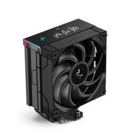 DeepCool AK400 DIGITAL PRO BK Air Cooler, Single Tower, Real-Time CPU Status Screen with Multiple Data Point Display, 4 Copper Heat Pipes, CTT2.0 Technology, Black Design