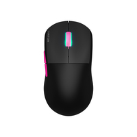 HATOR Quasar 2 ULTRA 4K Wireless, black/pink Gaming Mouse - HATOR Optical Yellow 100M Switches PixArt PAW3395 (HTM570BP)