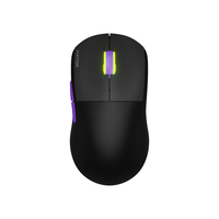 HATOR Quasar 2 ULTRA 4K Wireless, black/lilac Gaming Mouse - HATOR Optical Yellow 100M Switches PixArt PAW3395 (HTM570BL)