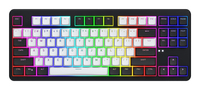 HATOR Rockfall 3 TKL wireless orange (SQWL87) black, QMK/VIA, OMA profile US layout ANSI (white-black keycaps) Keyboard - linear Mechanical Switches - US - ANSI Layout (SQWL87B)