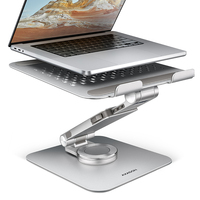 AXAGON STND-LR ROTATING ALUMINUM stand for 10 - 17 laptops, adjustable height & angle