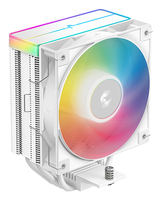 DeepCool AG400 WH ARGB V2 ARGB CPU Air Cooler, Single-Tower, 120mm ARGB Hydro Bearing Fan, All-White Design, 4 Copper Heat Pipes, ARGB Top Panel