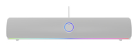Genesis Helium 312BT NCS-2305 soundbar, 2.0 stereo, 10 W RMS, Bluetooth 5.2 en USB, RGB-verlichting, touchbediening, wit