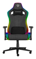 GENESIS TRIT 660 RGB, PC gaming chair, 150 kg, Padded seat, 160 cm, 195 cm, Black/grey