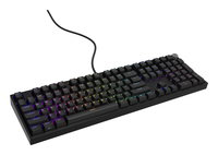 GENESIS Thor 404 gaming toetsenbord, US layout, mechanisch, Gateron Yellow Pro switches, RGB backlight, zwart