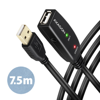 AXAGON ADR-207 USB 2.0 A-M -> A-F active extension/repeater cable 7.5m