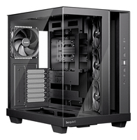 be quiet! Light Base 500 Black Panoramic tempered glass ATX Case, 360mm Radiator Support, 432 x 305 x 436, 3 x Pure Wings 3 Reverse 120mm PWM, 1 x Pure Wings 3 120mm PWM