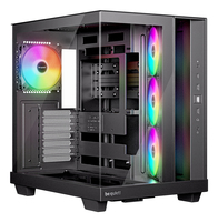 be quiet! Light Base 500 LX Black Panoramic tempered glass ATX Case, 360mm Radiator Support, 432 x 305 x 436, 3 x Light Wings LX Reverse 120mm PWM, 1 x Light Wings LX 120mm PWM, ARGB Hub
