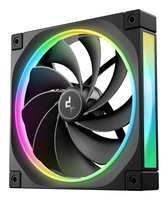DeepCool FL14R, 140mm High-Performance ARGB Gen 2 Fans, Daisy Chain, 8-pin Cable, PWM, Reverse Fan Blades, Fluid Dynamic Bearing, PBT, ARGB Halo
