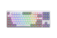HATOR Rockfall 3 TKL wireless orange (SQWL87) white, QMK/VIA, OMA profile US layout ANSI (white-gray keycaps) Keyboard - linear Mechanical Switches - US - ANSI Layout (SQWL87W)