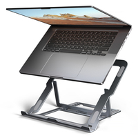 AXAGON STND-LAG ALU stand for 10 - 17,3 laptops, 8 adjustable angles, grey