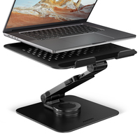AXAGON STND-LRB ALU HQ ROTATING massive stand for 10 -17,3 laptops, many adjustable angles, black