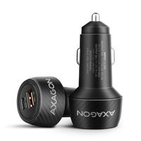 AXAGON PWC-PQ48 Car charger 48W, output USB-A + USB-C, PD3.0/PPS/QC4+/SFC/Apple