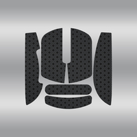 Anti-slip mouse grip tape for HATOR Quasar 3 series, black + deep grey - (ACC082)