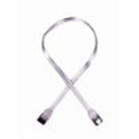 Akasa SATA2 sliver HDD cable, 100cm with secure latch, *SATAM