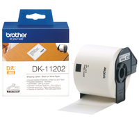 Brother p-touch dk-11202 die-cut mailing label 62x100mm 300 labels