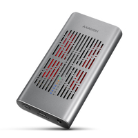AXAGON EEM2-20GD USB-C 20Gbps Dual M.2 NVMe SSD CLONE MASTER Enclosure
