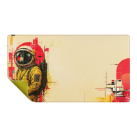 HATOR Tonn EVO 3XL Astronaut, size: 1000 x 550 x 3mm, Hybrid surface, anti-slip natural rubber base, stitched edge, gaming mouse pad - (HTP-050)