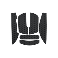 Anti-slip mouse grip tape for HATOR Quasar 3S series, black + deep grey - (ACC093)