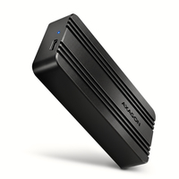 AXAGON EEM2-40G USB-C 40Gbps M.2 NVMe SSD Enclosure, ARMORED Aluminum
