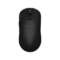 HATOR Quasar 3 ULTIMA 8K wireless, black edition, HATOR optical 100M switches, PixArt PAW3950, 30000dpi, anti-finger UV texture, 2.4GHz/Bluetooth/USB connection, 300mAh, 52g, 125x64x40mm, 100% PTFE & U-PE spot & glass feet, grips, fabric bag, Gaming mous
