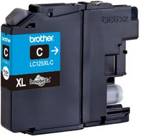 Brother inktcartridge lc-125xl cyaan high capacity 1.200 pages