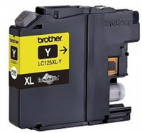 Brother inktcartridge lc-125xl geel high capacity 1.200 pages