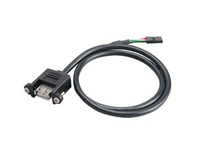 Akasa USB 2.0 Internal to External USB cable adapter (for the diy enthusiast) , 0,6m , *MBM , *USBAM