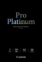 Canon pt-101 pro platinum photo paper 300g/m2 a3 20 sheets pack