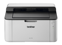 Brother HL-1110, zwart-wit Laserprinter, 1MB 20ppm 1200dpi USB 2.0 Hi-Speed GDI 150 vel papierlade incl. Startertoner