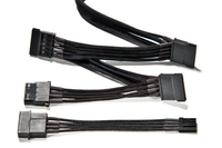 be quiet! multipower cable cm-30750 // 3x SATA 5-pin, 1x IDE (molex) 4-pin, 1x Molex naar FDD verloop, *SATAM, *MOLEXM
