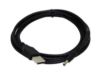 Gembird kabel USB AM to 3.5mm Power Plug cable, 1.8m black, *USBAM, *3,5MMM