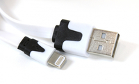 OMEGA USB LIGHTNING CABLE for IPHONE5/IPAD4/IPAD mini WHITE [41861