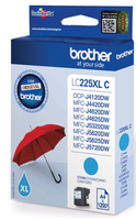 Brother LC-225XL inktcartridge cyaan high capacity 1200 pagina s 1-pack