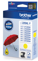 Brother LC-225XL inktcartridge geel high capacity 1200 pagina s 1-pack