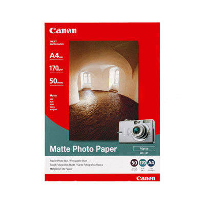 Canon mp-101 matte photo paper 170g/m2 a4 50 sheets pack