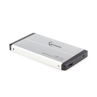 Gembird Externe 2.5inch SATA harddiskbehuizing USB 3.0, zilver